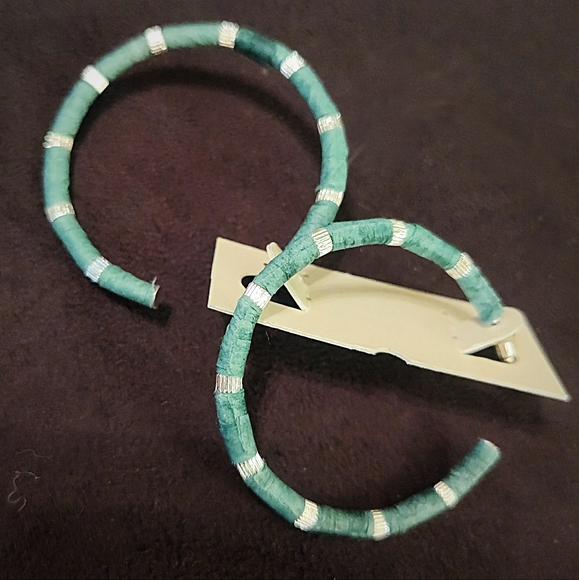 Bundle Set of 2 NEW Pairs of Hoop Earrings, Acrylic/Lucite - Picture 7 of 13